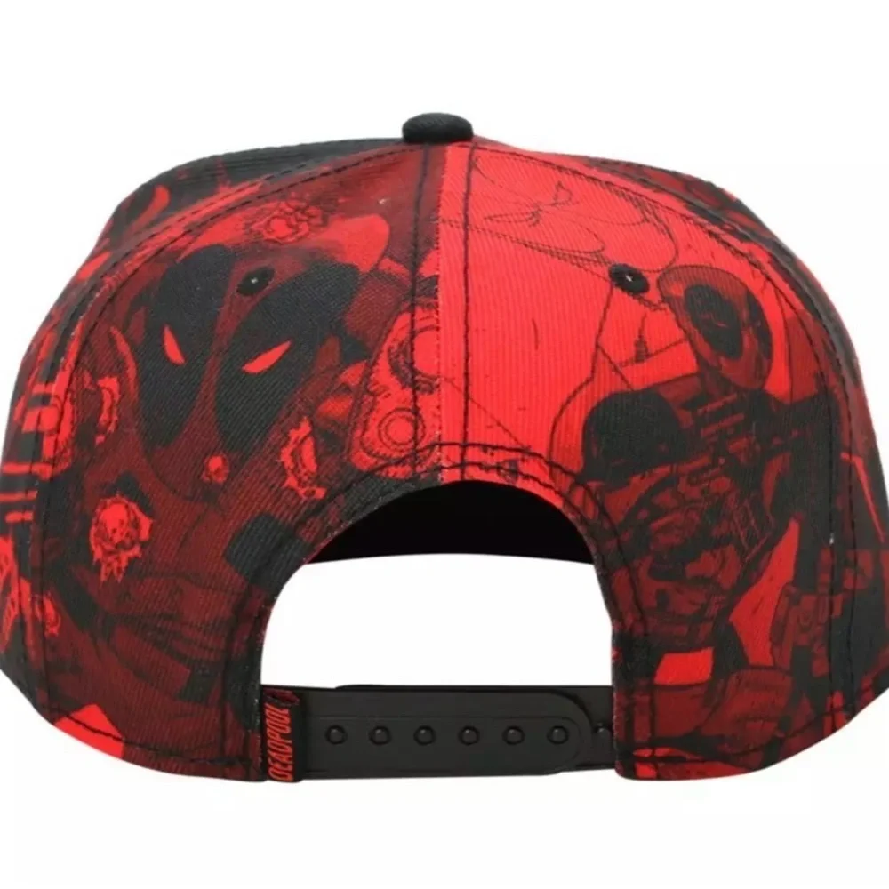 Marvel Deadpool Red Tonal Snapback Hat